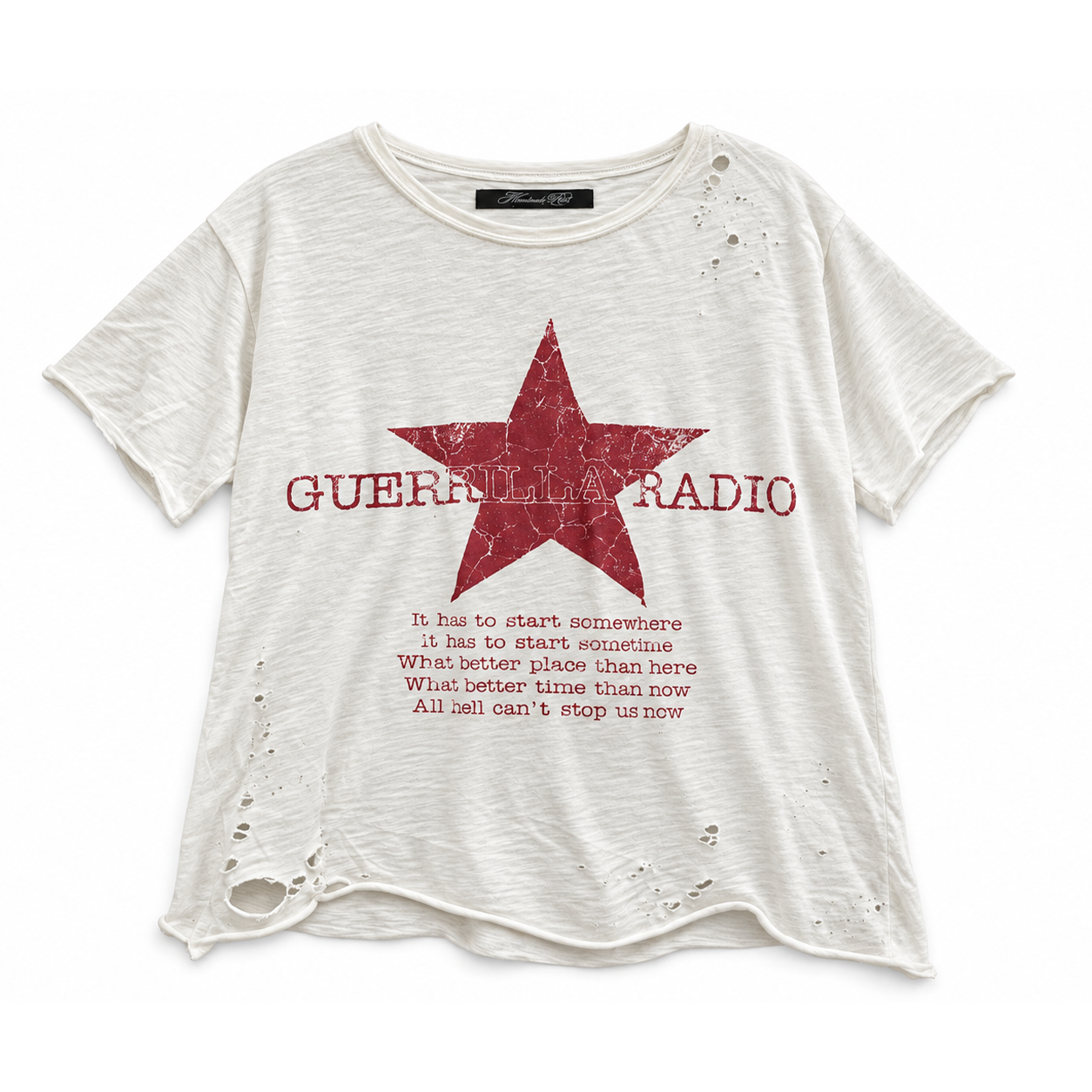 RADIO - SLUB DISTRESSED TEE