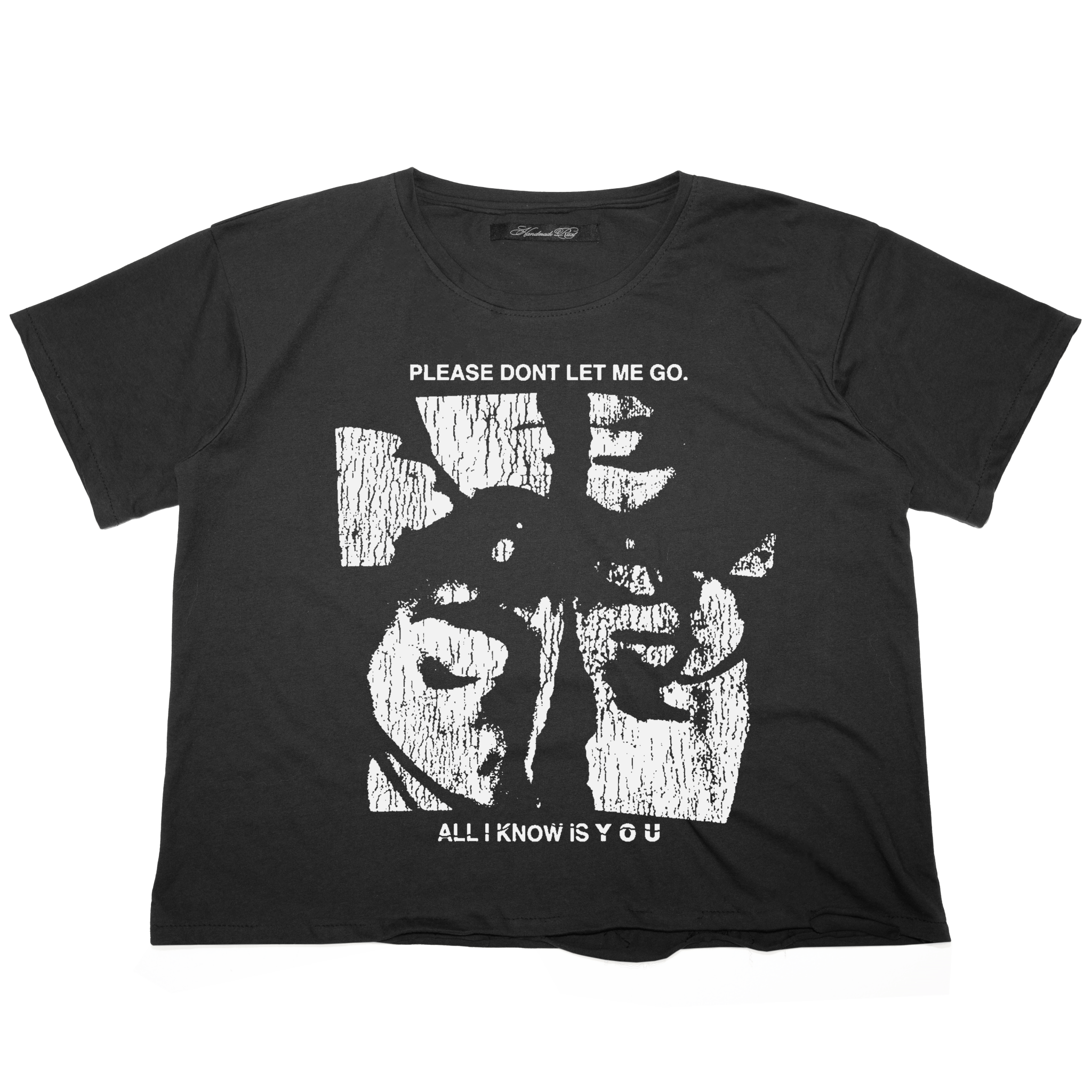 ALL I KNOW - TEE BLK - Handmade Rust