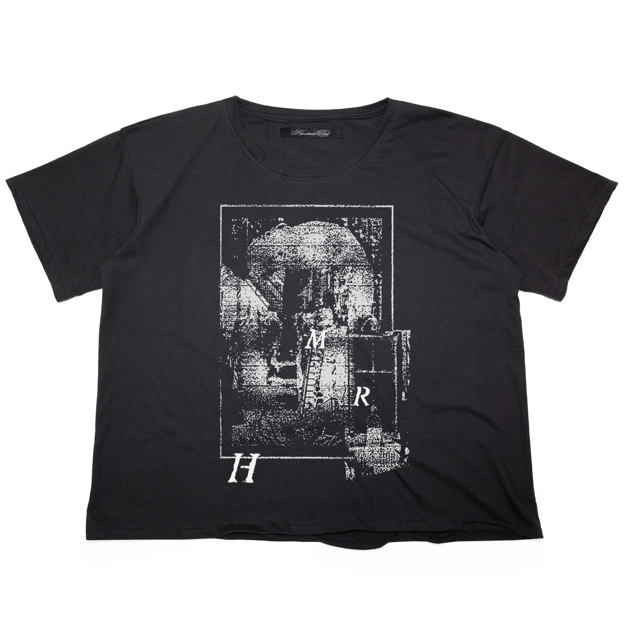 Ramone - TEE BLK - Handmade Rust
