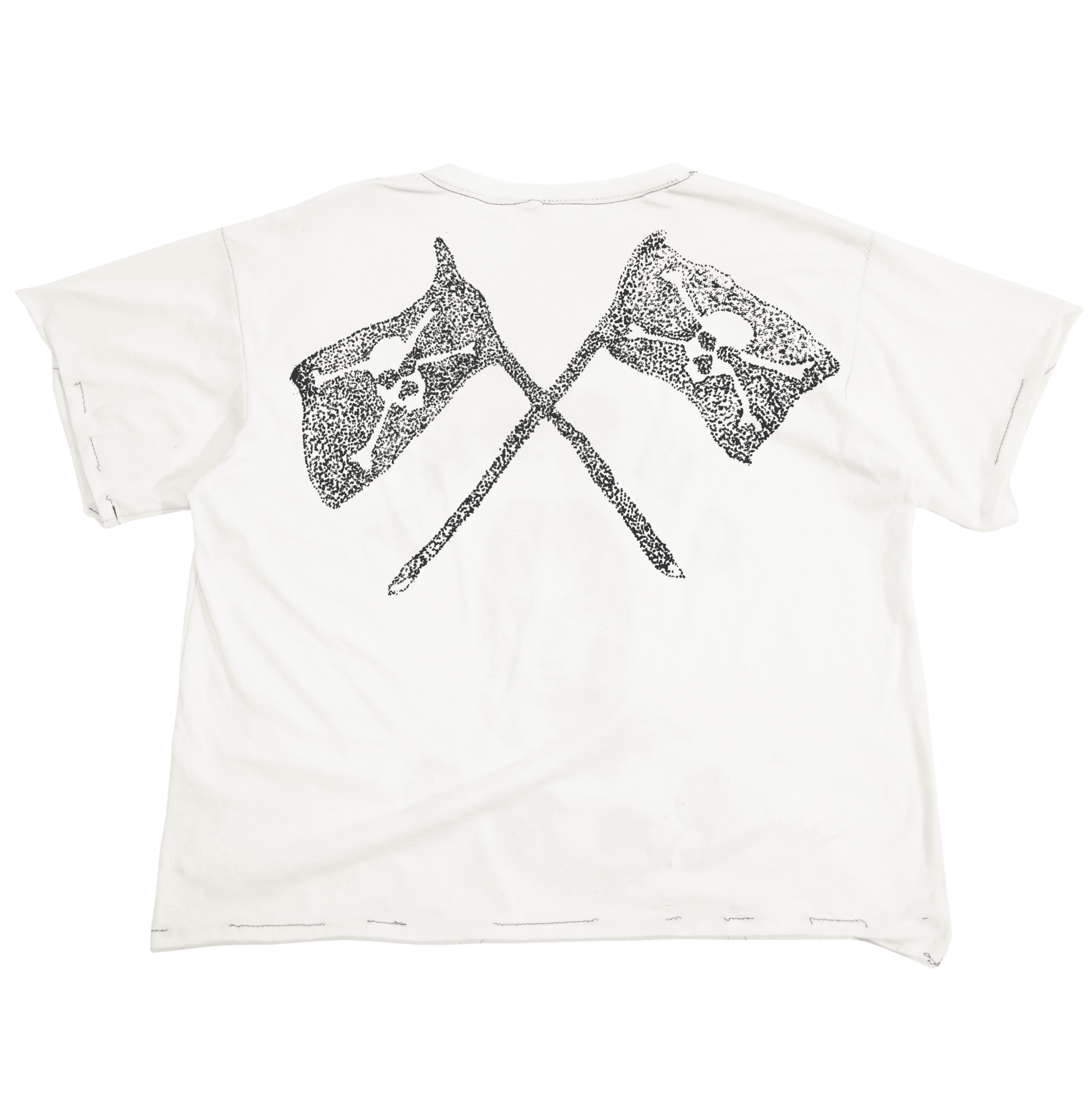Real Me - VNTG WHITE TEE - Handmade Rust