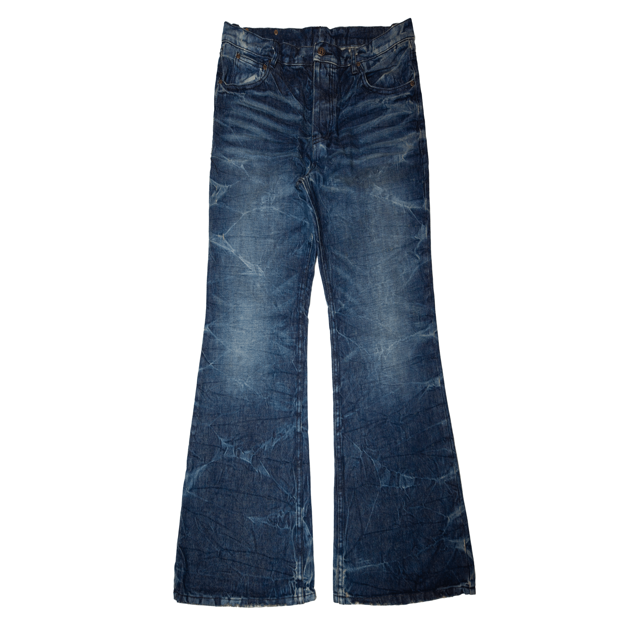 Slash Indigo - SELVEDGE Offender DENIM - Handmade Rust