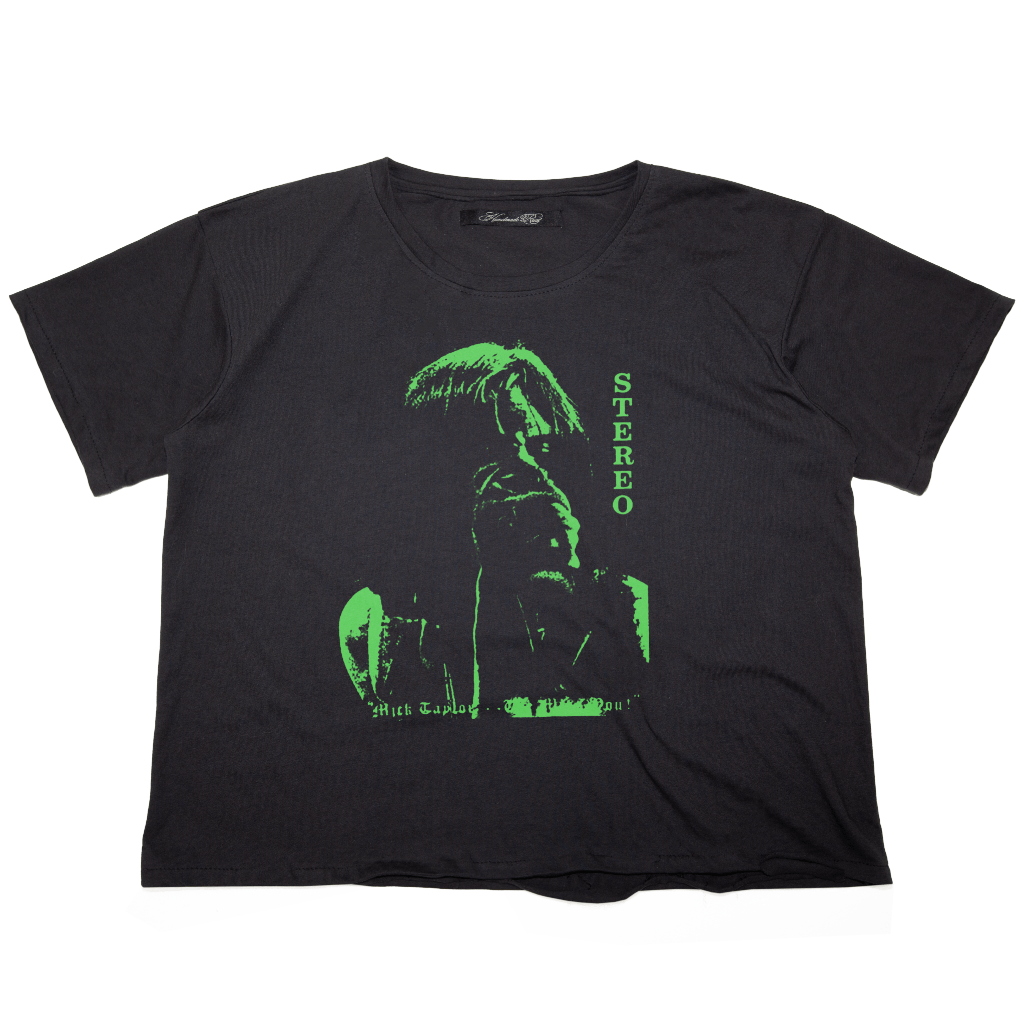STEREO - TEE BLK - Handmade Rust