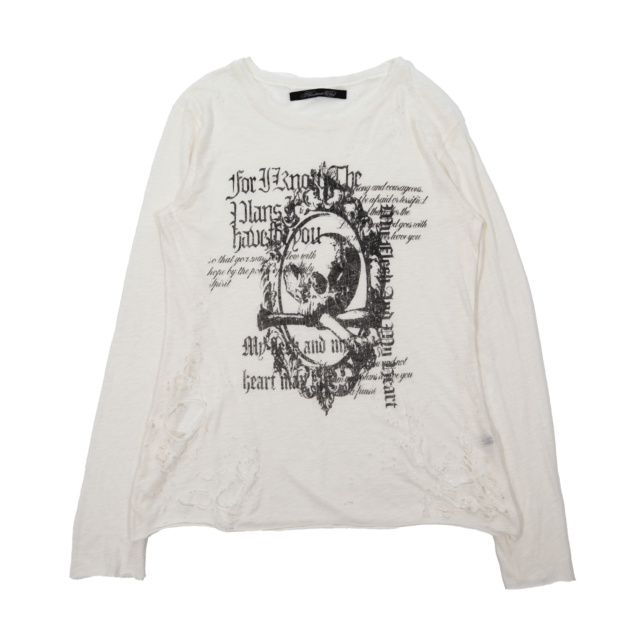 WALK AWAY - DISTRESSED LONG SLEEVE - Handmade Rust
